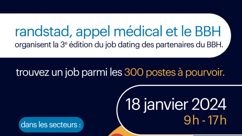 Job Dating RANDSTAD – Jeudi 18 janvier