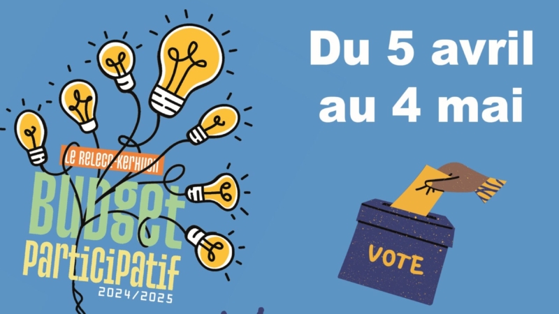 BUDGET PARTICIPATIF : Vote des projets