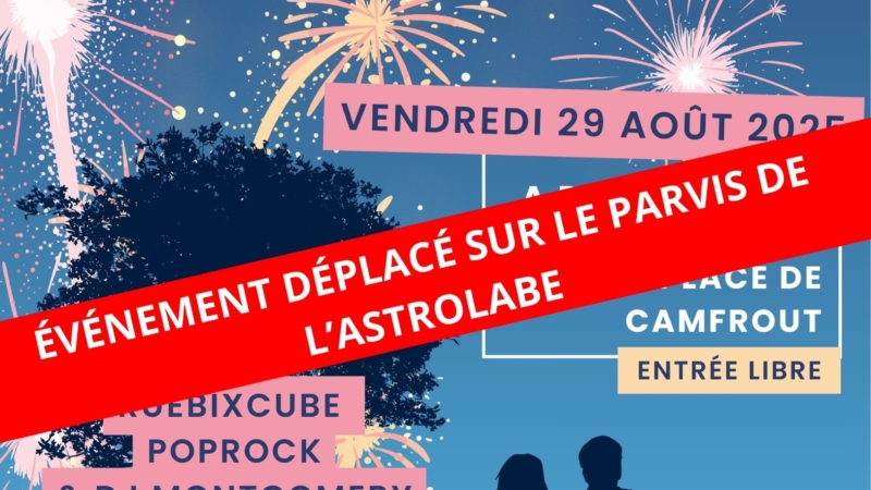 Bal populaire et feu d’artifice – Vendredi 29 août