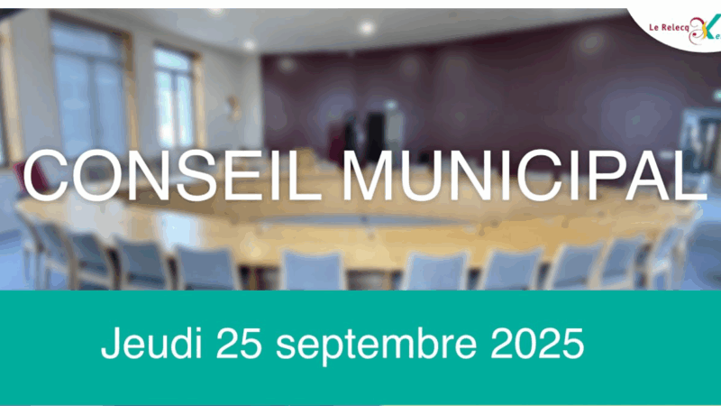 Conseil Municipal – Jeudi 25 septembre 2025