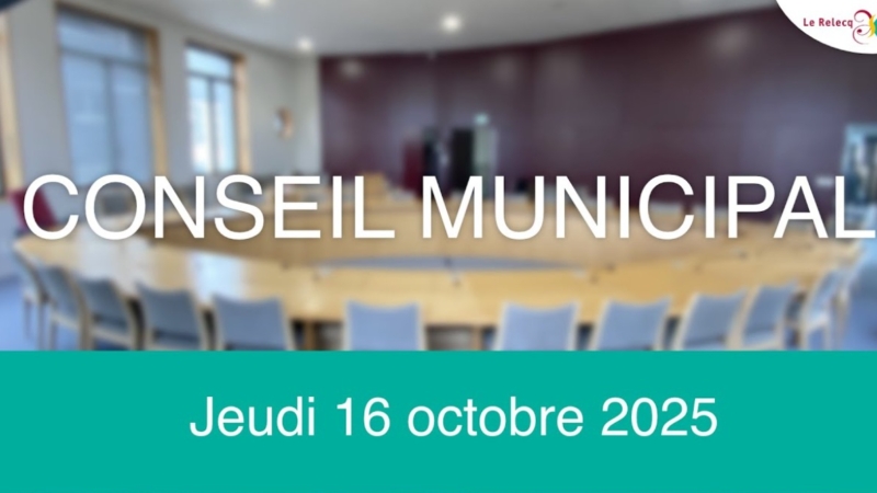 Conseil municipal du jeudi 16 octobre 2025