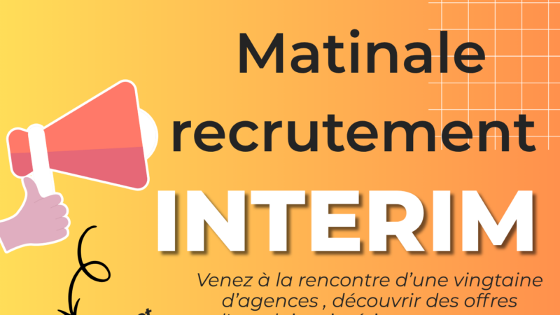 Matinale recrutement interim