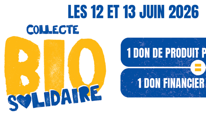 Collecte BIO solidaire à la Biocoop au profit du CCAS